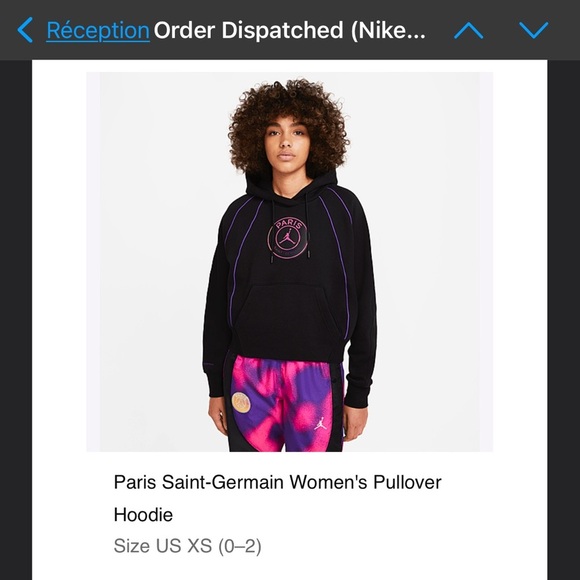 Nike Paris St. Germain Hooded Sweater for Women- XS - Picture 5 of 5